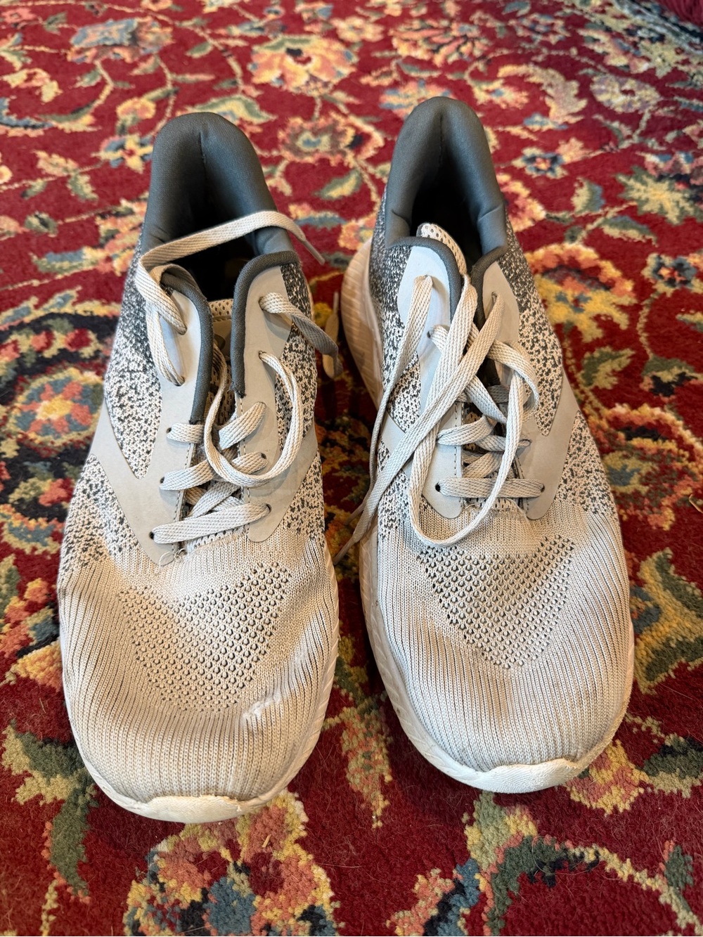 Men's Lightweight Knit Running Shoes - Gray
